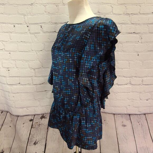 Fred David Blue shades ruffled sides elastic waist - Picture 13 of 15